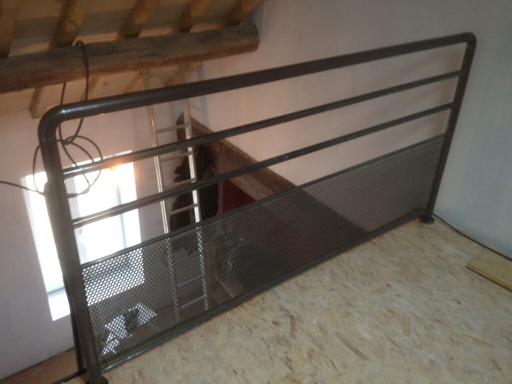 Garde corps personnalisé fabriqué par un artisan à Beaune (21)