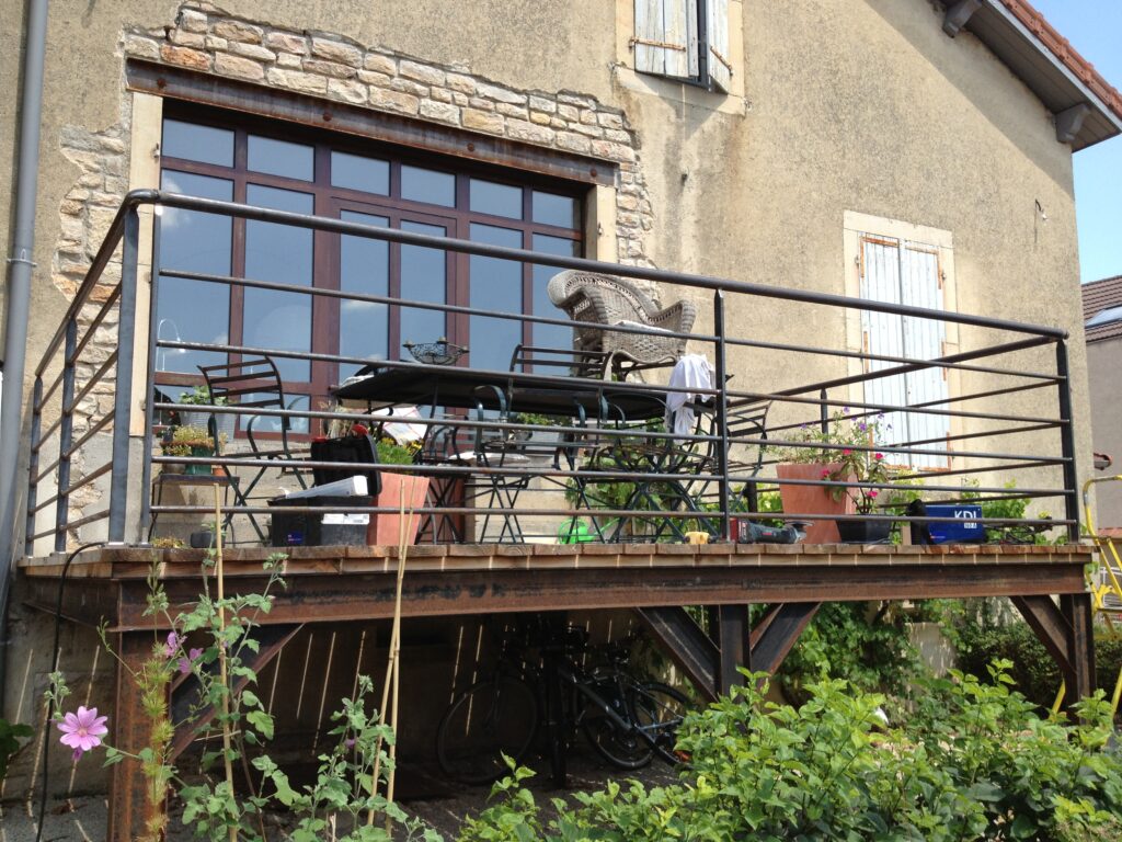 Garde corps personnalisé fabriqué par un artisan à Beaune (21)