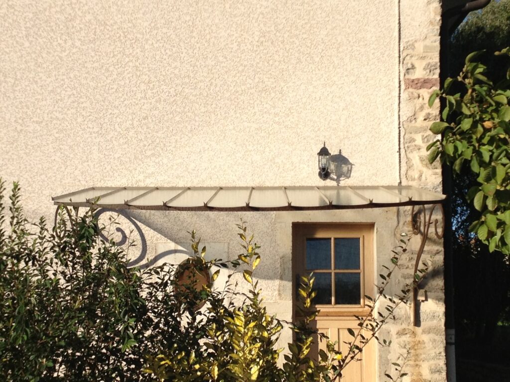 Marquise / auvent style rétro